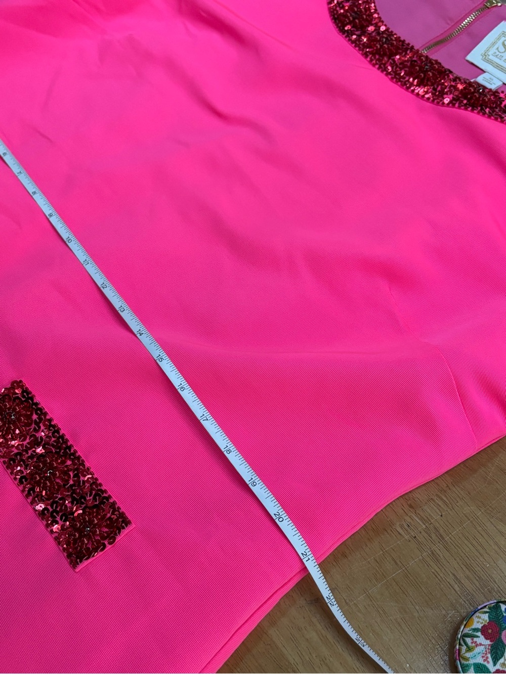 Sail to Sable x Style Charade collection Tracy pink sequin embellished dress NEW - Picture 9 of 10